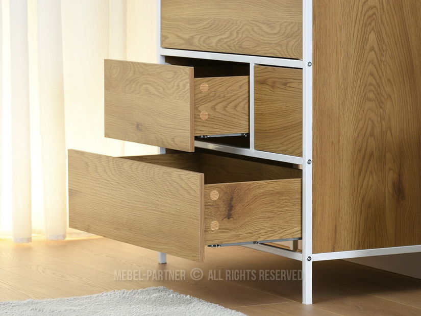 Komoda Soren Kom (dub + bílá)