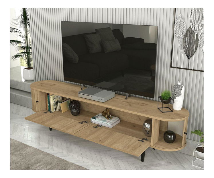 TV stolek/skříňka Simon (dub)