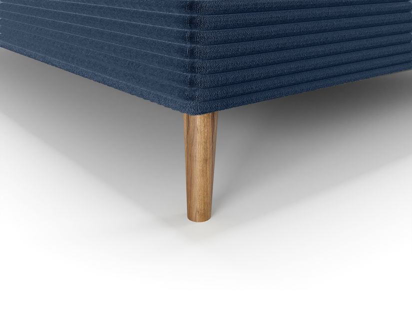 Jednolůžková postel 80 cm Napoli Bonell (modrá) (s roštem, s úl. prostorem)