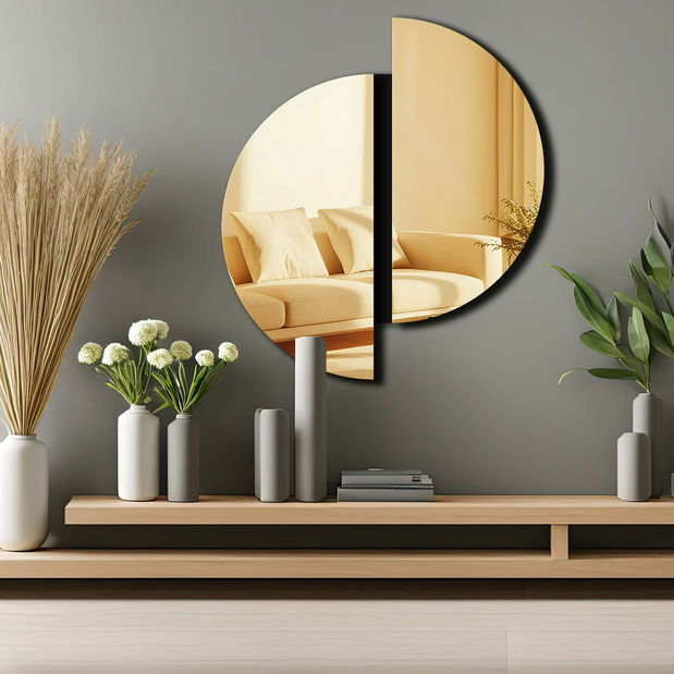 Zrcadlo Ozi 6 (kouřová)