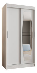 Šatní skříň 100 cm Rosaria (bílá)
