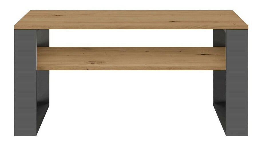 Konferenční stolek Maduro 2 (dub artisan + antracit)