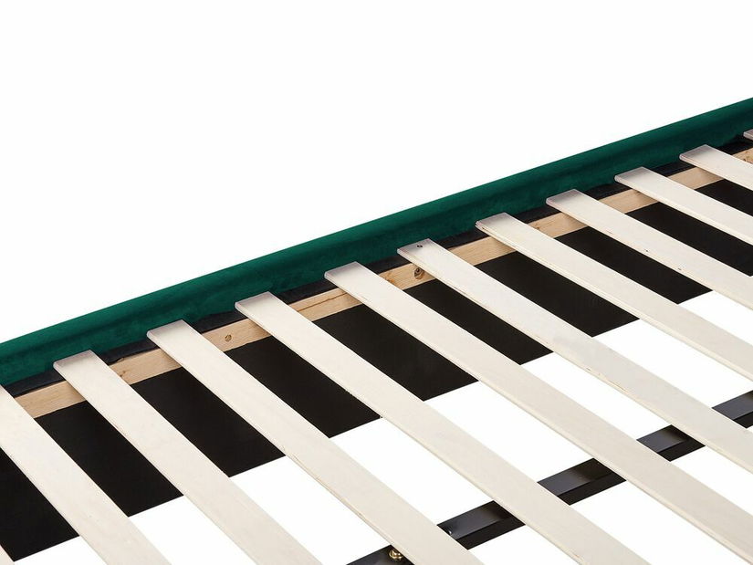 Manželská postel 180 cm Noya (zelená) (s roštem) (s úl. prostorem)