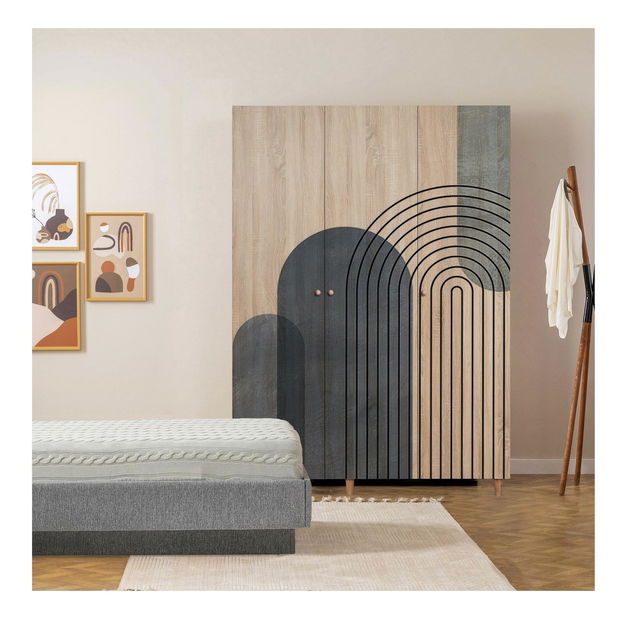 Šatní skříň Leila 973 (dub sonoma)