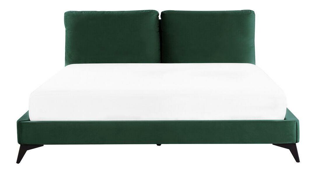 Manželská postel 180 cm Mellody (zelená)