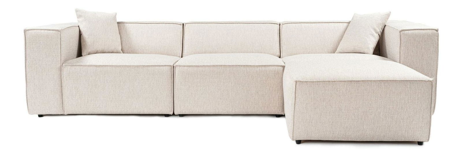 Rohová sedačka Lorella (světlohnědá)