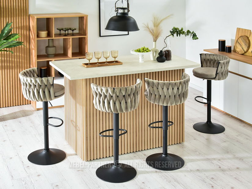 Židle Adel (béžová + černá)