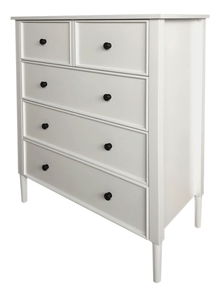 Komoda Timea (bílá + černá) 