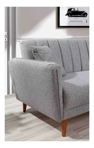 Rohová sedací souprava Adrie (P) (Šedá)