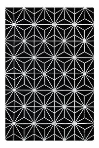 Koberec 160x230 cm SILBE (látka) (černá)