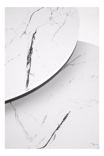 Set 2 ks. konferenčních stolků Jacarta (bílá + černá)