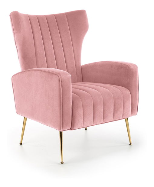 Křeslo ušák Varelo (růžová)