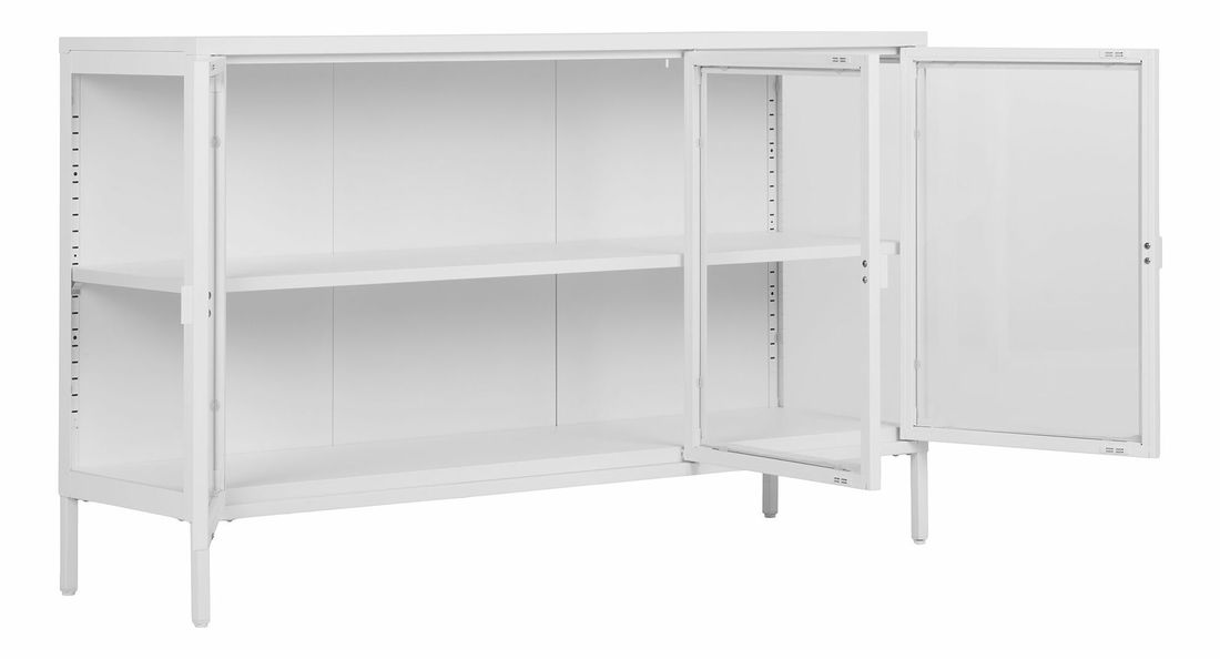 Vitrína Bisalia 3 (bílá)