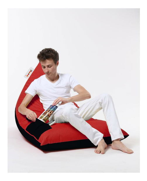 Sedací pytel Pyro 2 (červená + černá)