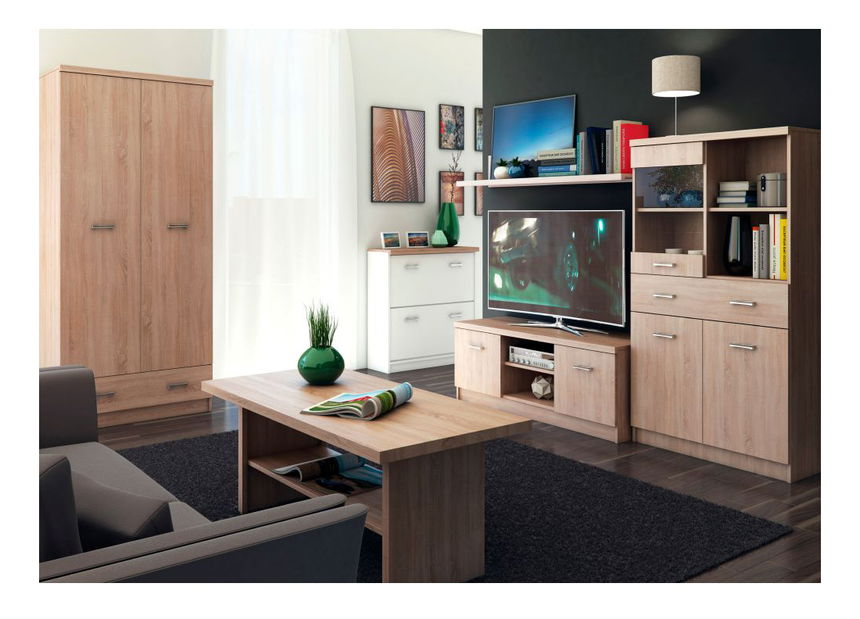 TV stolek/skříňka Topta Typ 35 2D (dub sonoma)