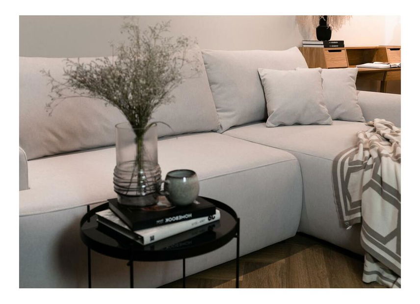 Rohová sedací souprava Olivo I (P) (béžová + černá) *výprodej