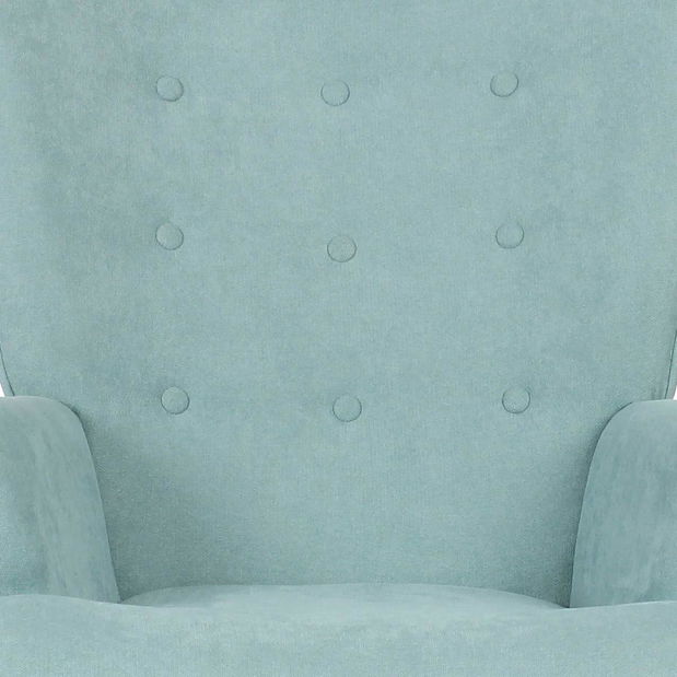 Křeslo s podnoží Avanzabamos (světlomodrá)