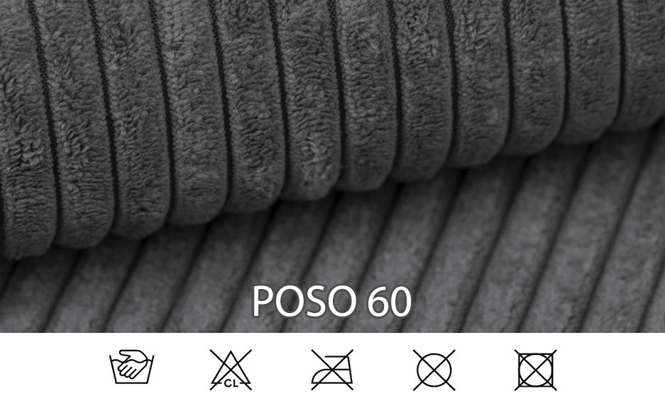 Rohová sedací souprava Goofy (P) (šedá)