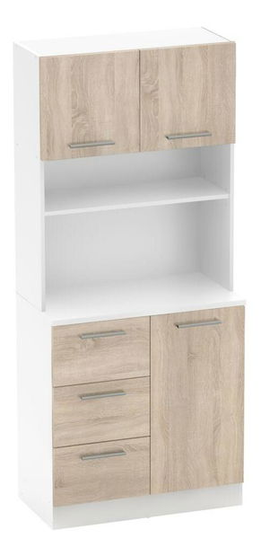 Kuchyňský kout Lester NEW (bílá + dub sonoma)