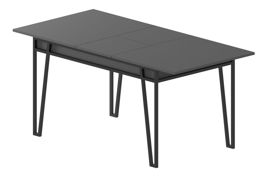 Rozkládací jídelní stůl (pro 6 osob) Patron (Antracit)