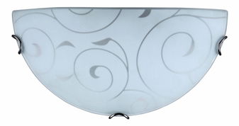 Nástěnné svítidlo Harmony Lux 3851 (chromové úchytky + bílý vzor)