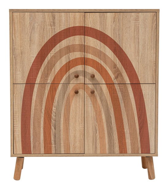 Předsíň Maluxe Iris (dub sonoma + kamenná)