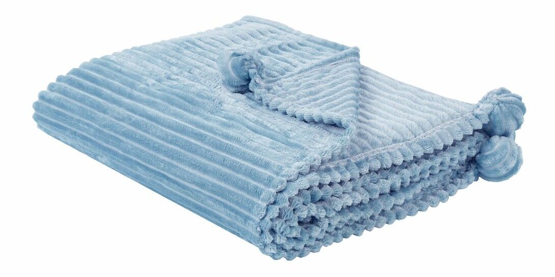 Deka 150 x 200 cm Kawier (modrá)