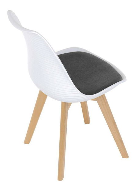 Jídelní židle Consulares (bílá + šedá)