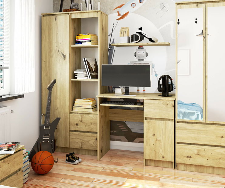 PC stolek Bhaskar (dub artisan) (P)