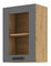 Horní kuchyňská skříňka Lucid 40 GS 72 1F (dub artisan + dustgrey)