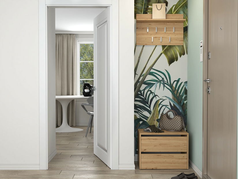 Botník (skříňka na boty) Metido 1 (dub artisan)