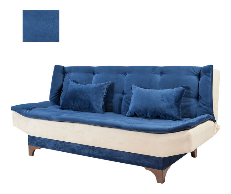 Třísedačka Klaudi (modrá + krémová)