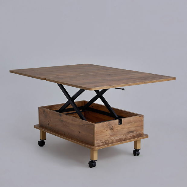 Konferenční stolek na kolečkách Helsin (antracit)