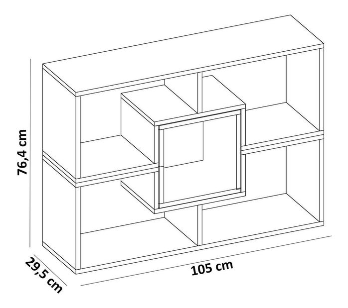 Regál Belo (bílá)