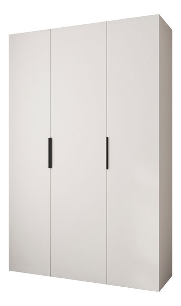 Šatní skříň 160 cm Carmela 40-4 (bílá + černá)