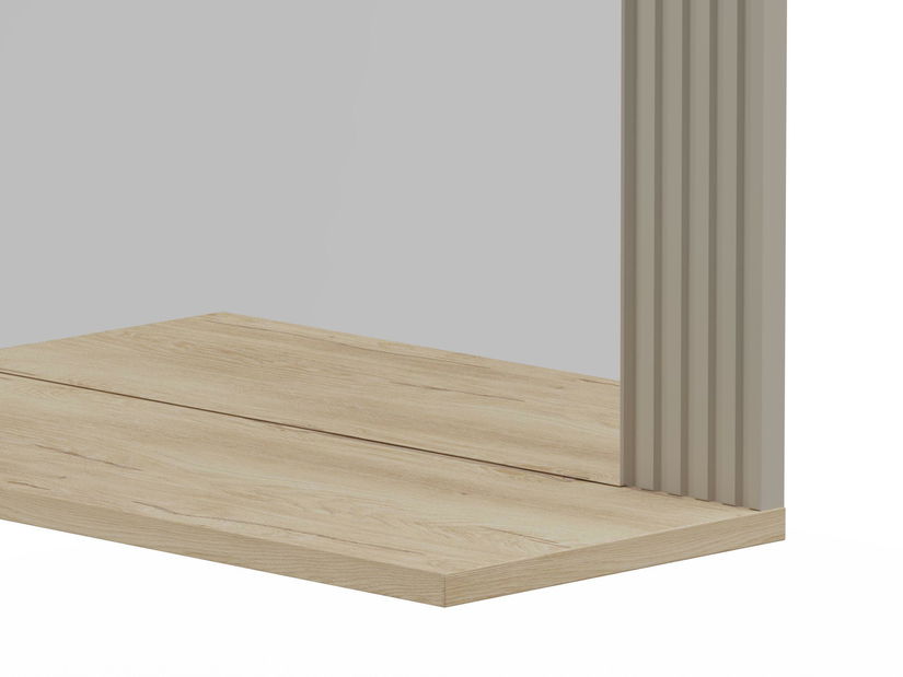 Zrcadlo Demandaron 2 (taupe + dub silverjack)