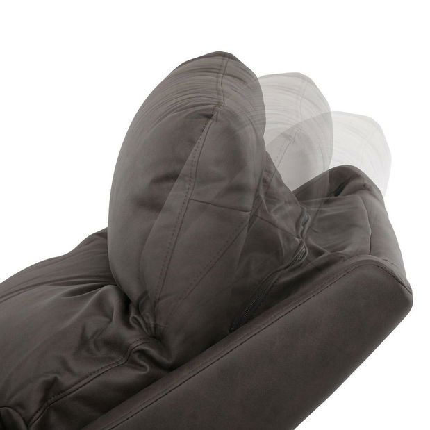 Polohovací křeslo Turbia (hnědá)