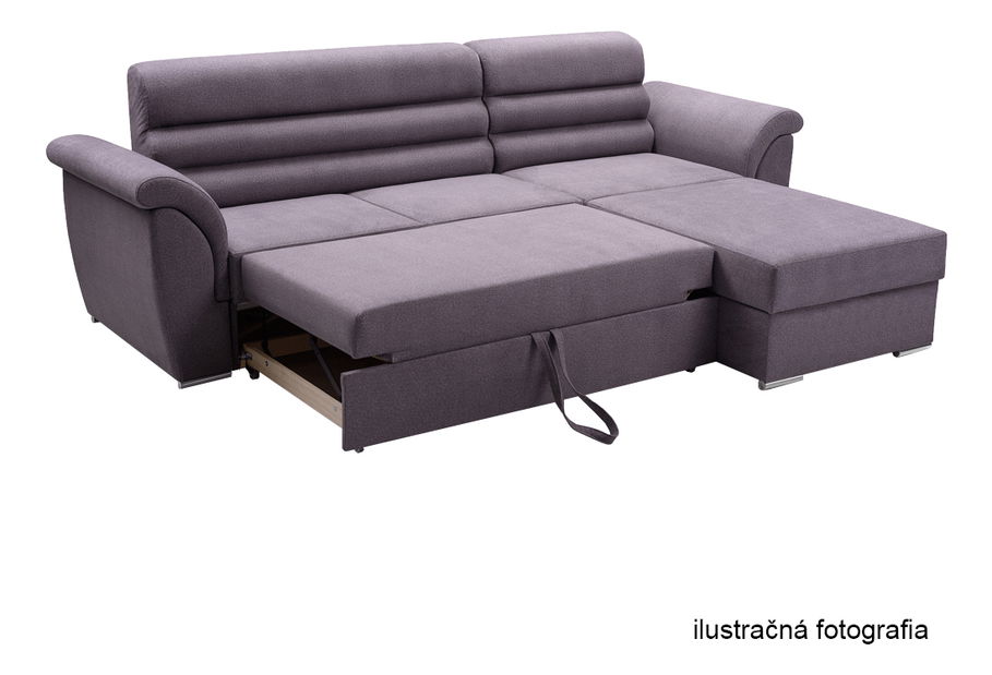 Rohová sedací souprava Foda (světle šedá) (P)