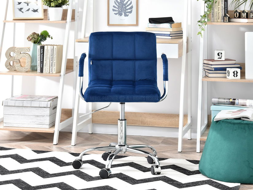 Židle Elita (námořnická + chromová)