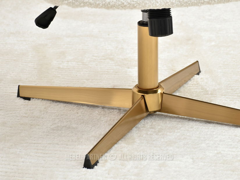 Židle Sky (krémová + zlatá)