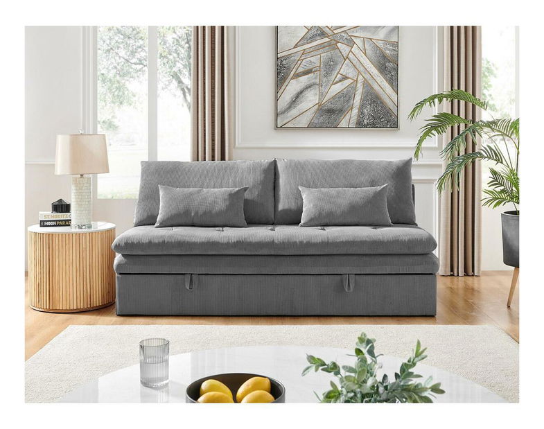 Rozkládací pohovka Ajena (světle šedá)