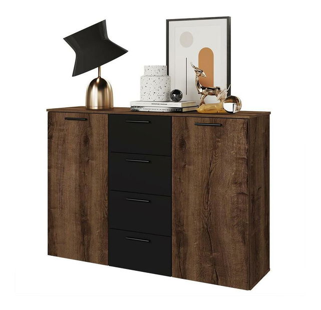 Komoda Benson Typ 26 (dub monastery + černá)