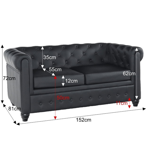 Pohovka dvojsedačka Kheelan