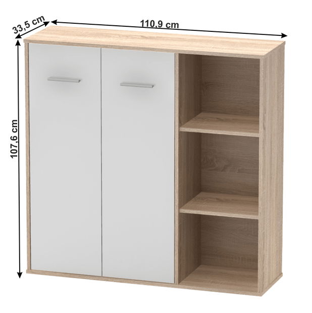 Skříňka s regálem Maurus MA32