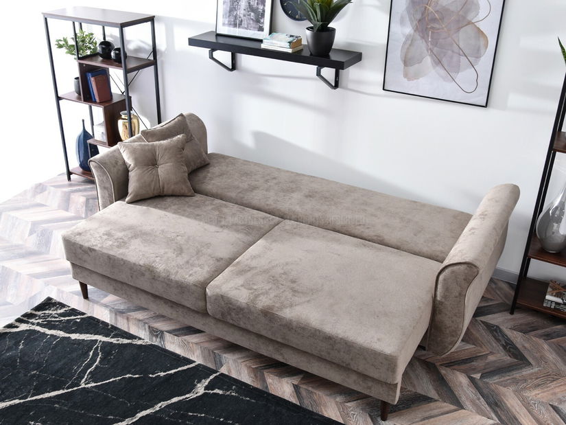 Pohovka dvousedačka Lirica (béžová)