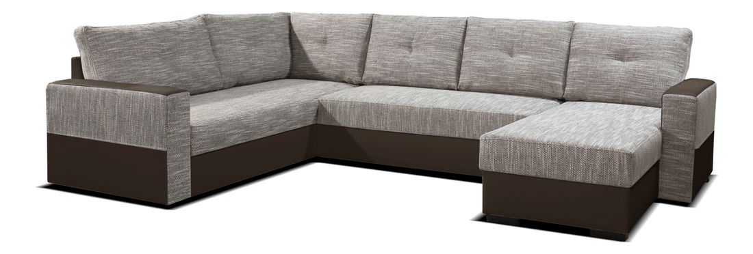 Rohová sedací souprava U Arenna LB+2+L (P) (s taburetem)