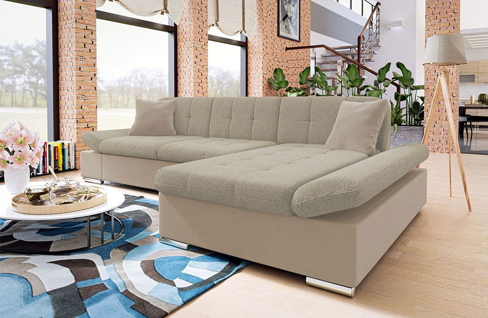 Rohová sedací souprava Makalu (grafit)