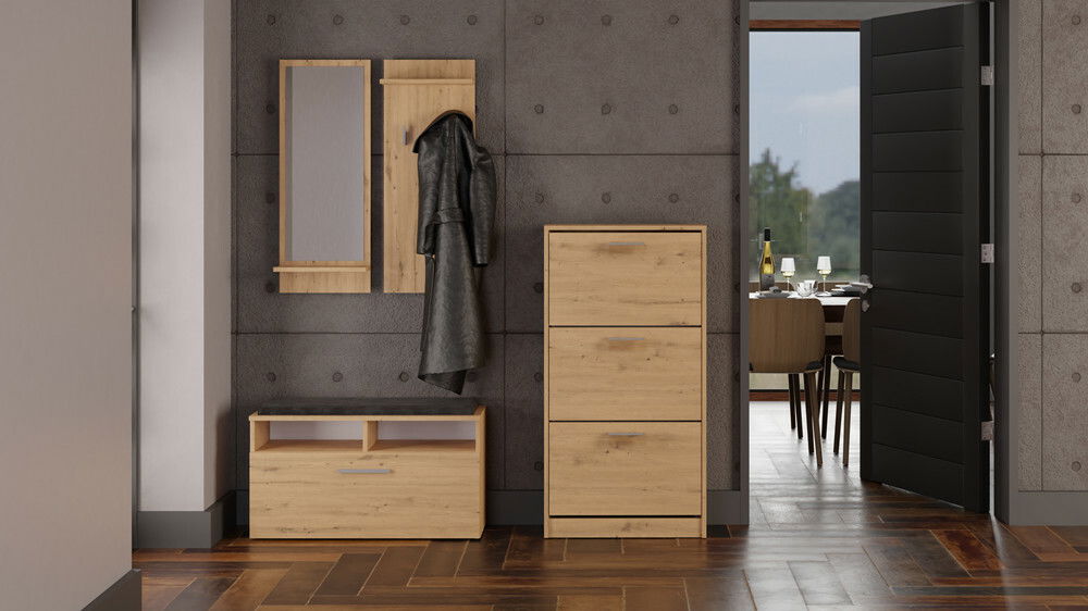 Botník (skříňka na boty) Permanente 1 (dub artisan)