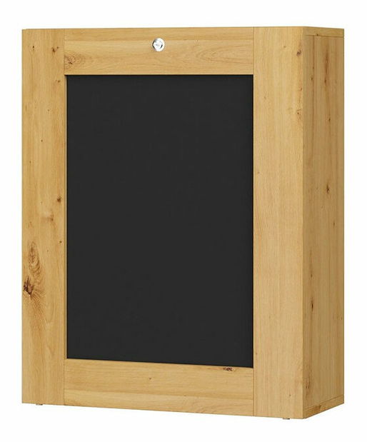 Rozkládací PC stolek Till (dub artisan + černá)