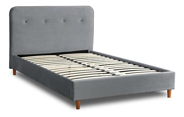 Jednolůžková postel 120 cm Dictador (tmavě šedá) (s roštem)